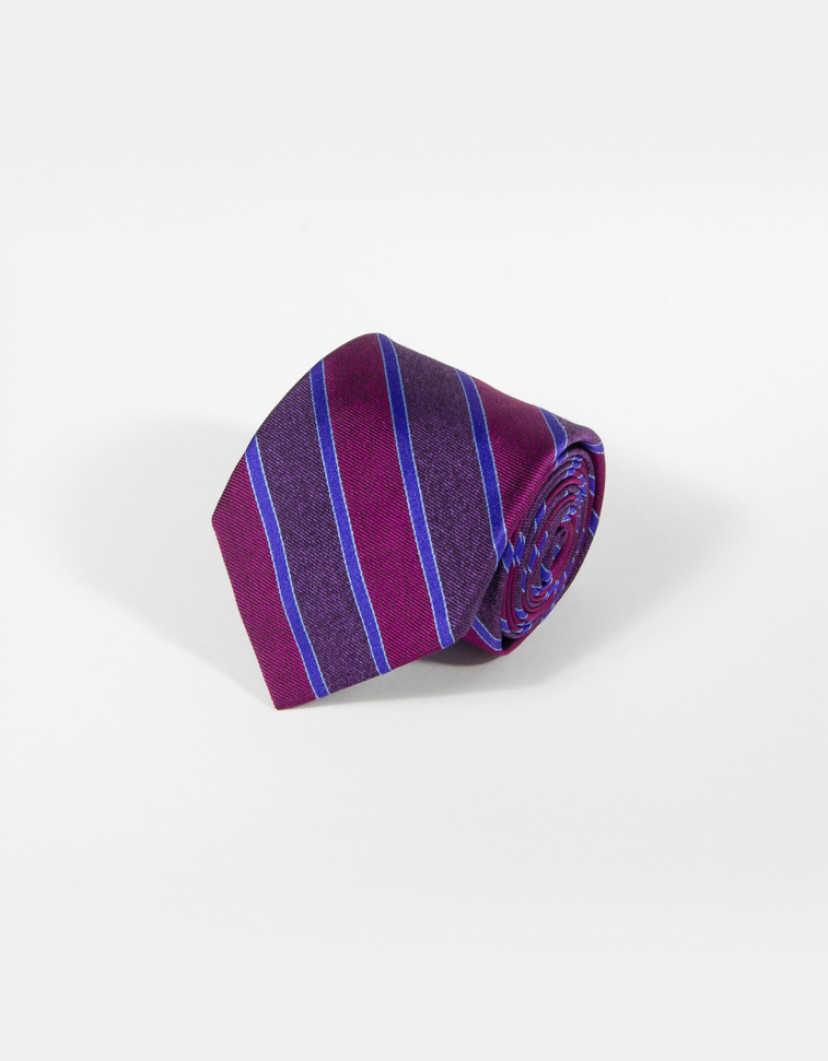 Patrick-Hellmann-Collection-Purple-Tie-100-Silk-image Patrick Hellmann Collection Purple Tie 100% Silk image